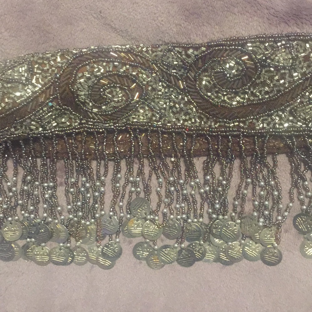 Beaded belt vintage belly dancer festival